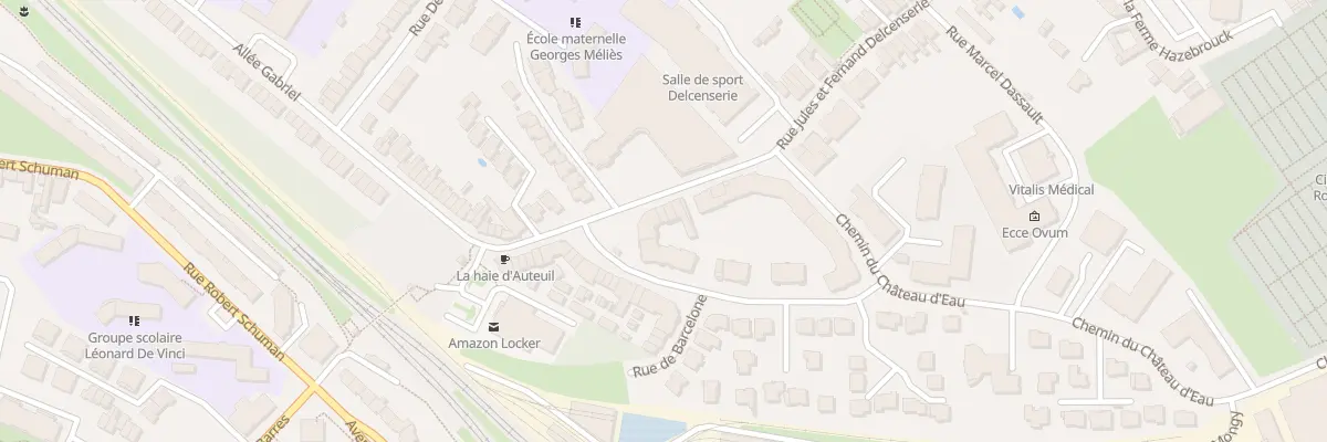 Plan du 245 Rue Jules Delcenserie à Marcq-en-Barœul