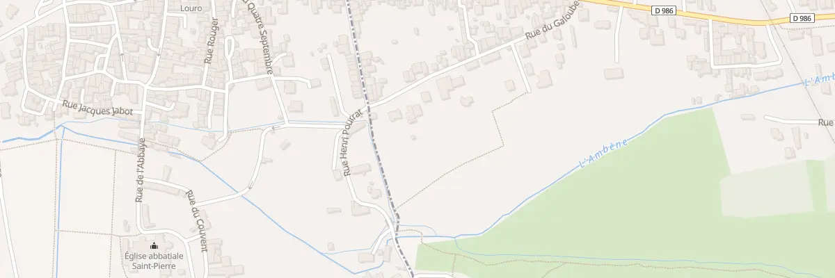 Plan du 36 Rue du Galoubet à Riom