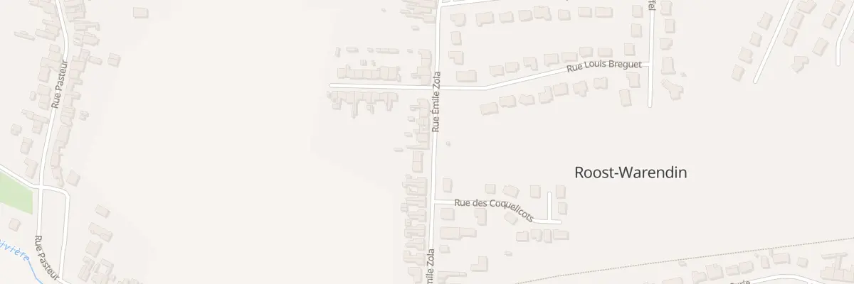 Plan du 341 Rue Emile Zola à Roost-Warendin