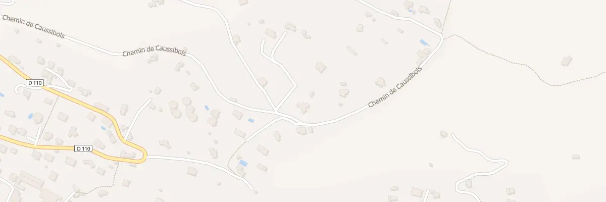 Plan du 805 Che de Caussibols à Millau