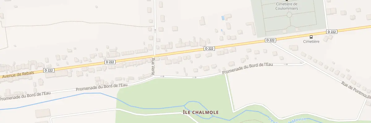 Plan du 92 Av de Rebais à Coulommiers