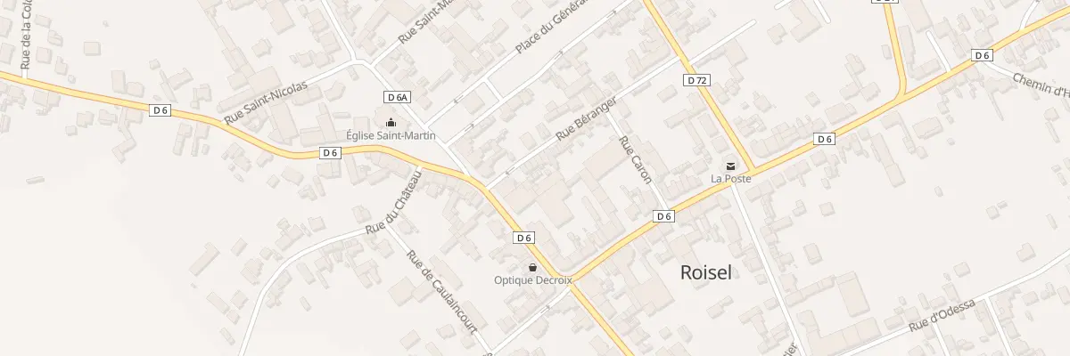 Plan du 4 Rue Béranger à Roisel