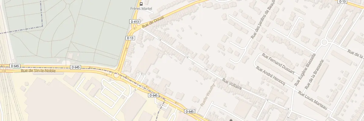 Plan du 705 Rue Voltaire à Sin-le-Noble