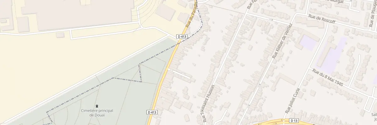 Plan du 404 Rue des Freres Martel à Sin-le-Noble