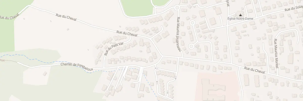 Plan du 107 Rue du Cheval à Clermont-Ferrand