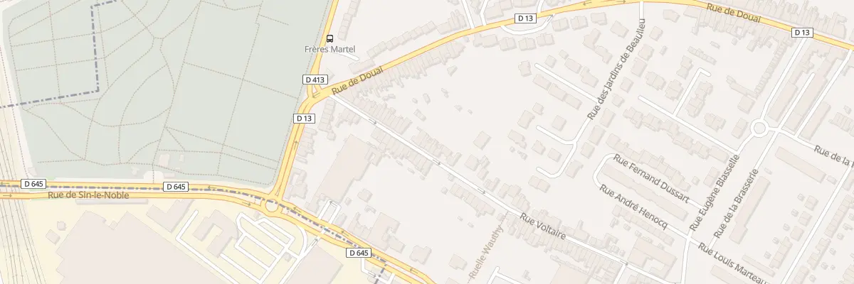 Plan du 720 Rue Voltaire à Sin-le-Noble