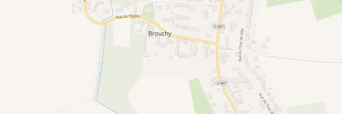 Plan du 125 Rue de l’Eglise à Brouchy