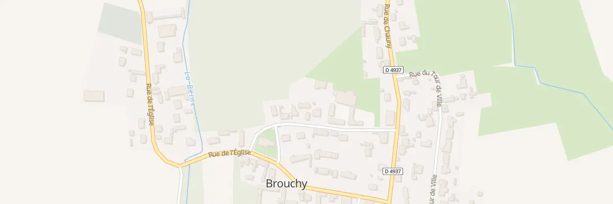 Plan du 136 Rue de Thésy à Brouchy
