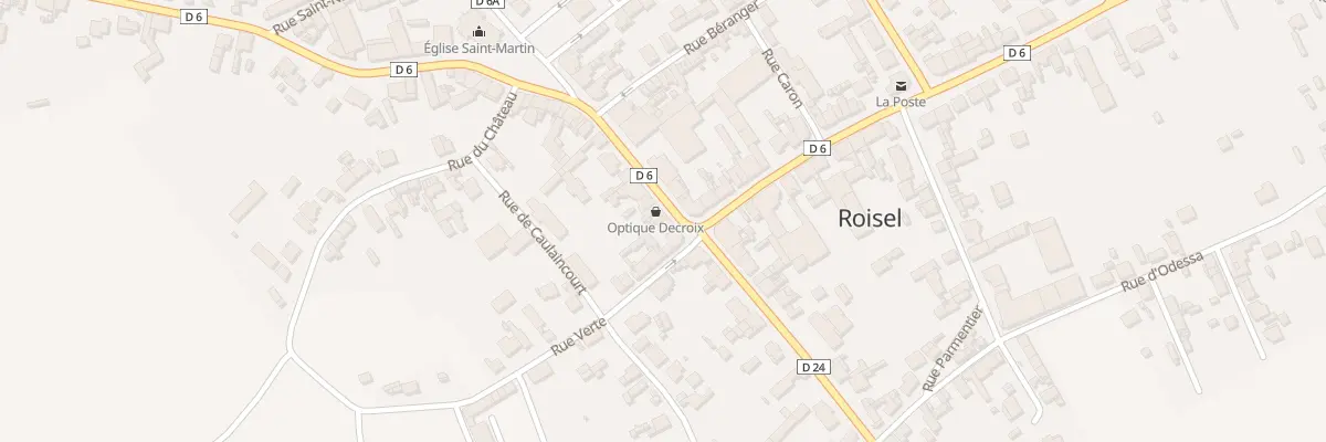 Plan du 30 Rue de la République à Roisel
