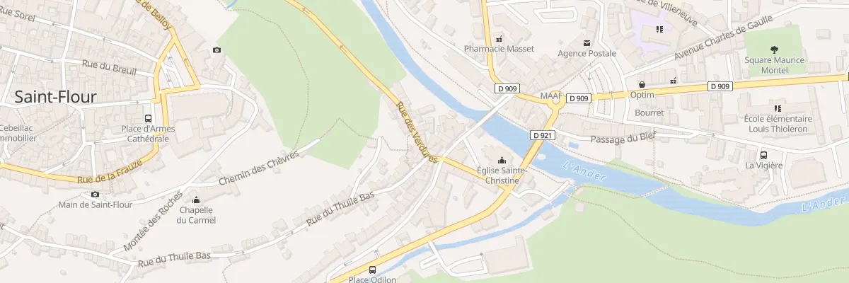 Plan du 6 Rue des Verdures à Saint-Flour