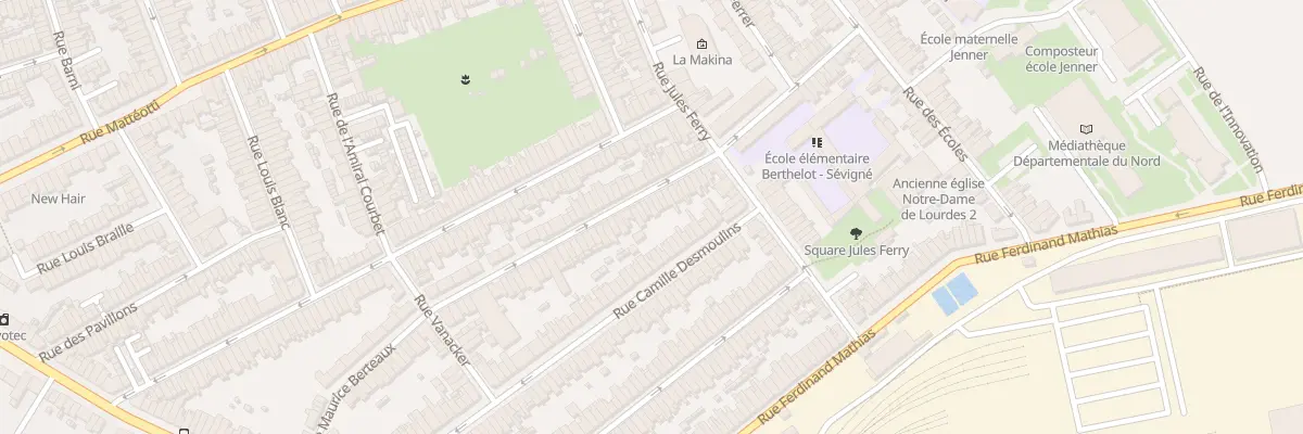 Plan du 37 Rue Maurice Berteaux à Lille