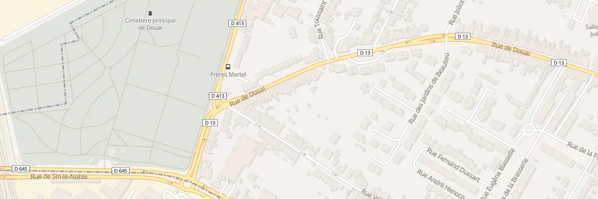 Plan du 955 Rue de Douai à Sin-le-Noble