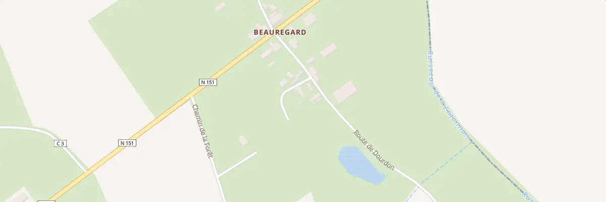 Plan du 2 Che du Commun à Varennes-lès-Narcy