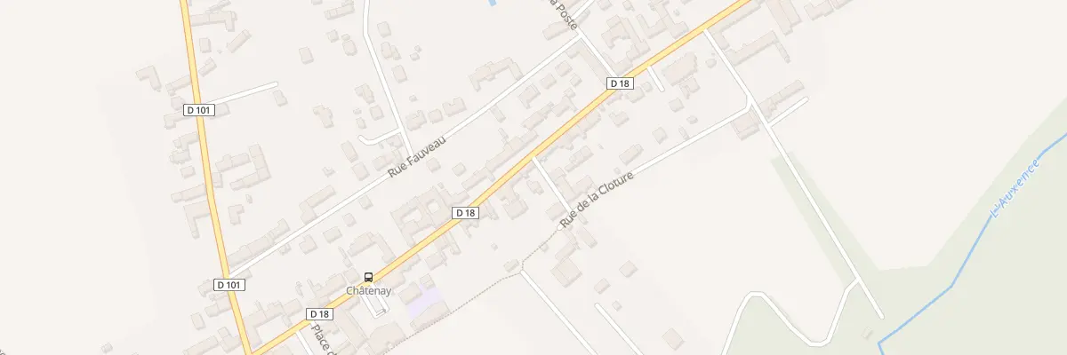 Plan du 2 Rue de la Clôture à Châtenay-sur-Seine