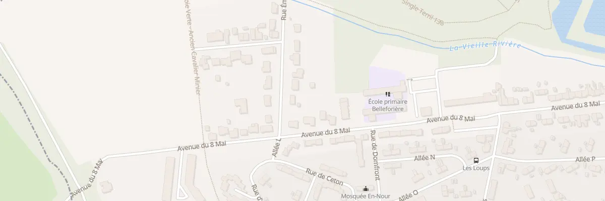 Plan du 1180 Rue Emile Zola à Roost-Warendin