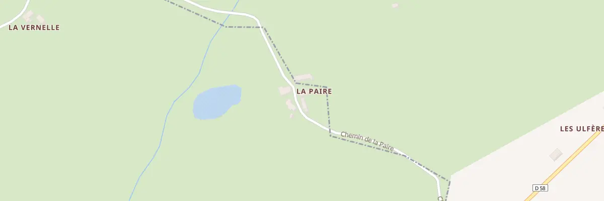 Plan du 5107 La Paire à Autry-Issards