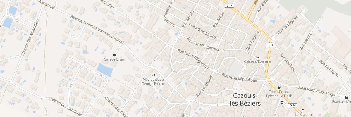 Plan du 5910 Bd S Carnot à Cazouls-lès-Béziers