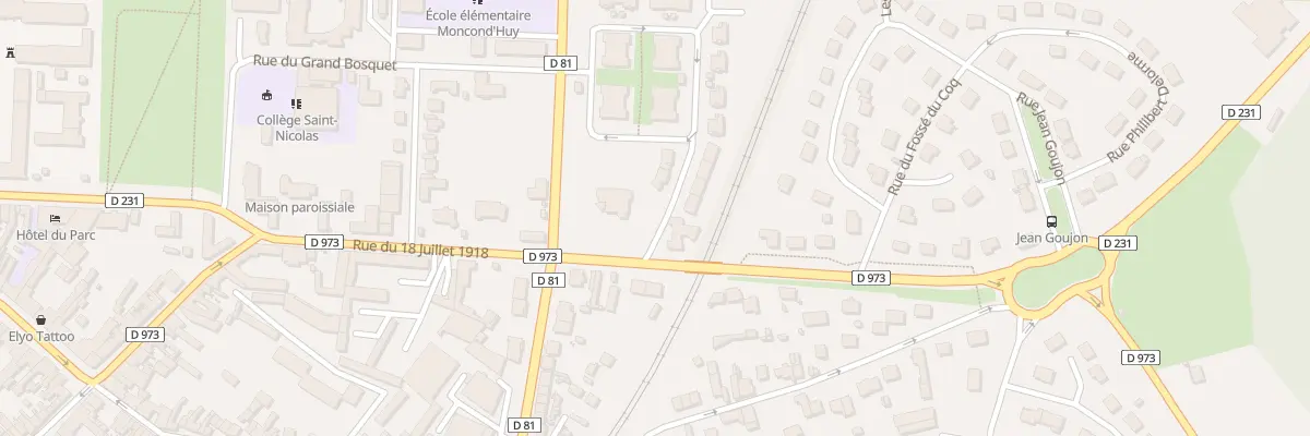 Plan du 1 Av Paul Doumer à Villers-Cotterêts