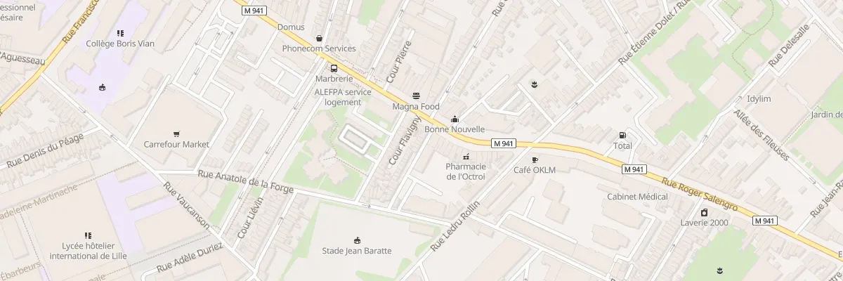 Plan du 4 Che de la Cotonnière à Lille
