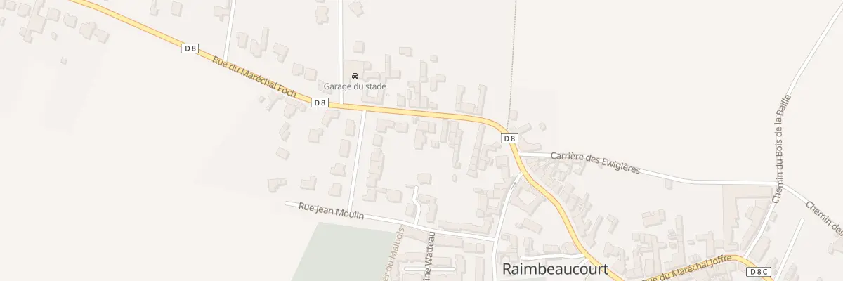 Plan du 300 Rue Marechal Foch à Raimbeaucourt
