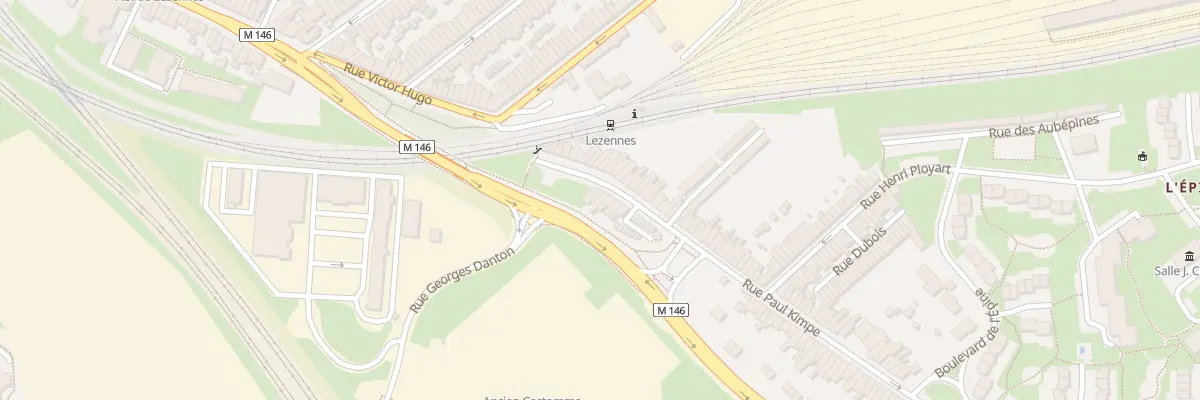 Plan du 6 Rue Paul Kimpe à Lille