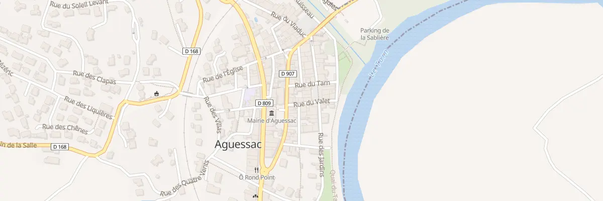 Plan du 5 Rue du Valet à Aguessac