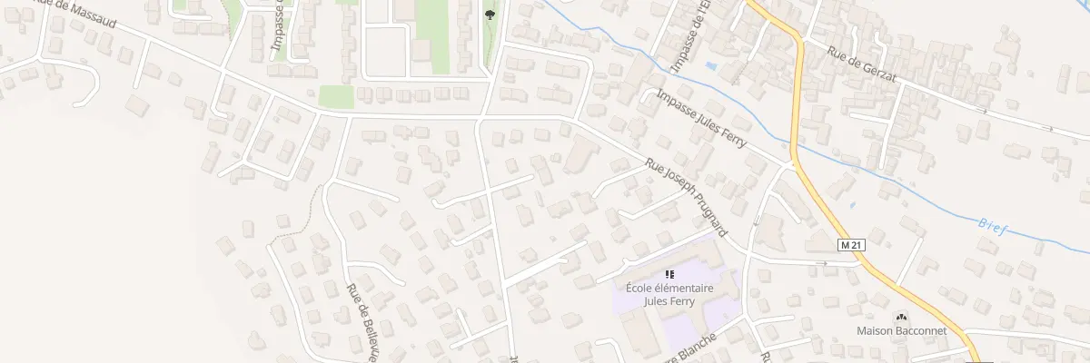 Plan du 3B Rue de la Pachat à Cébazat