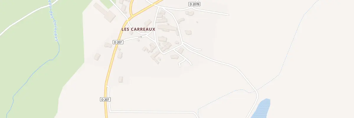 Plan du 10 Rue des Carreaux Pradet à Jozerand