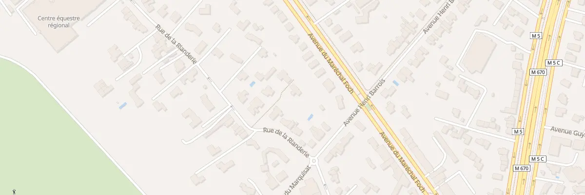 Plan du 129 Rue de la Rianderie à Marcq-en-Barœul