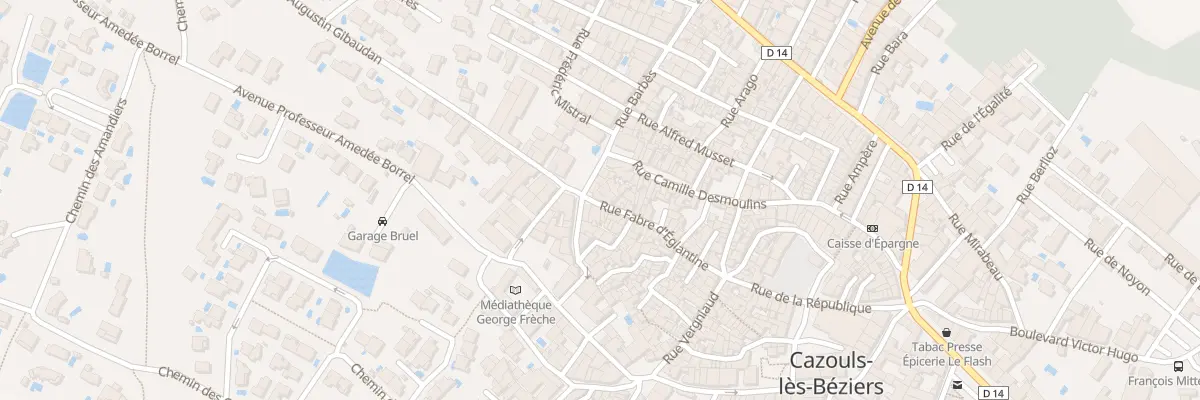 Plan du 46 Rue F d’Eglantine à Cazouls-lès-Béziers