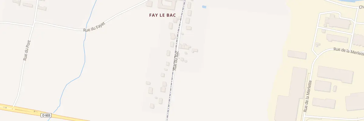 Plan du 2 Rue du Bac à Sept-Sorts