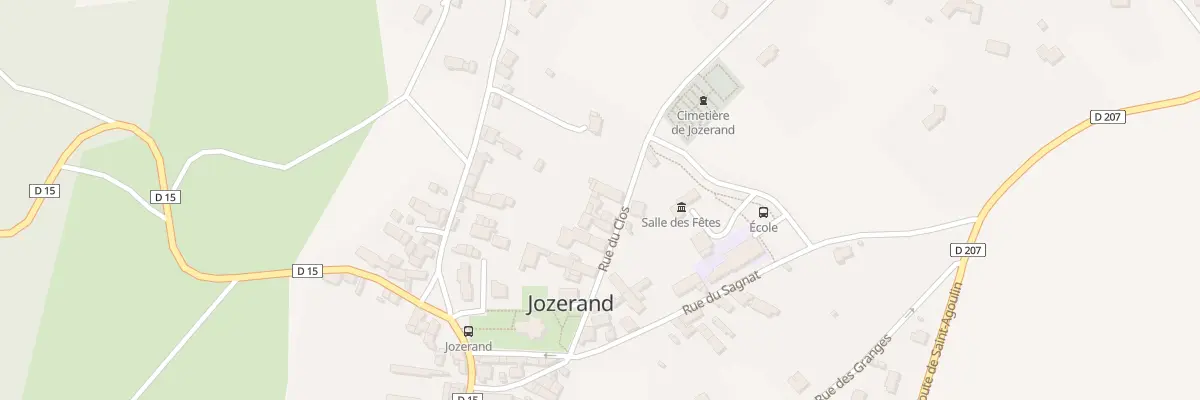 Plan du 11 Rue du Clos à Jozerand