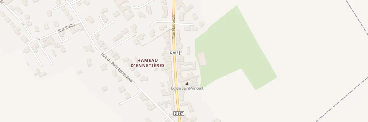 Plan du 110 Rte Nationale à Avelin