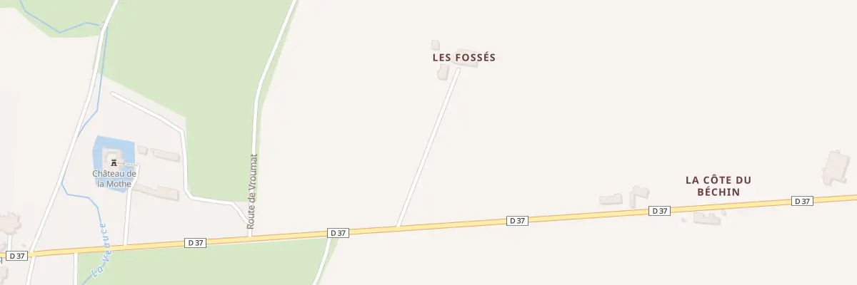 Plan du 17 Rte de Saint-bonnet à Vicq