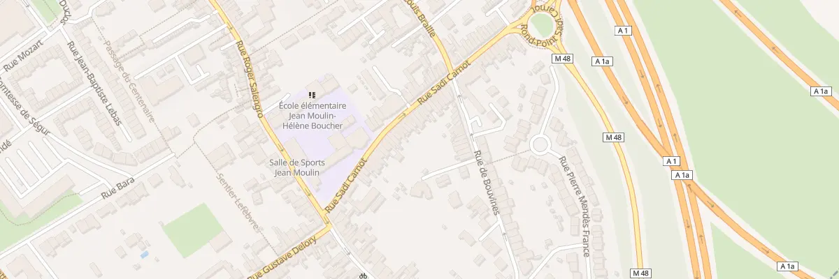 Plan du 34 Rue Sadi Carnot à Ronchin