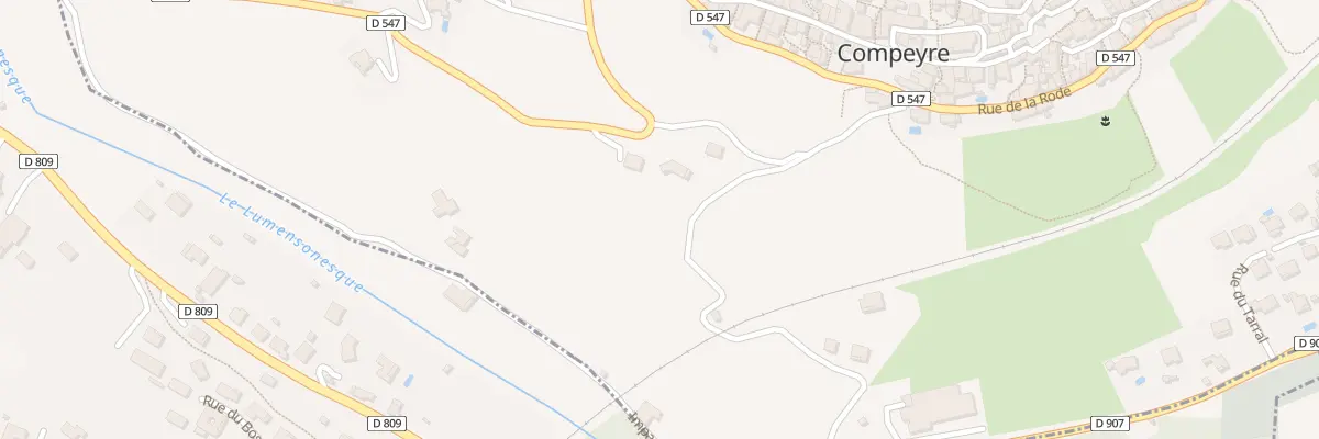 Plan du 285 Imp du Lémençon à Compeyre