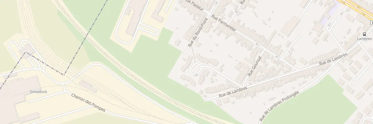 Plan du 140 Rue du Domaine du Parvis à Sin-le-Noble