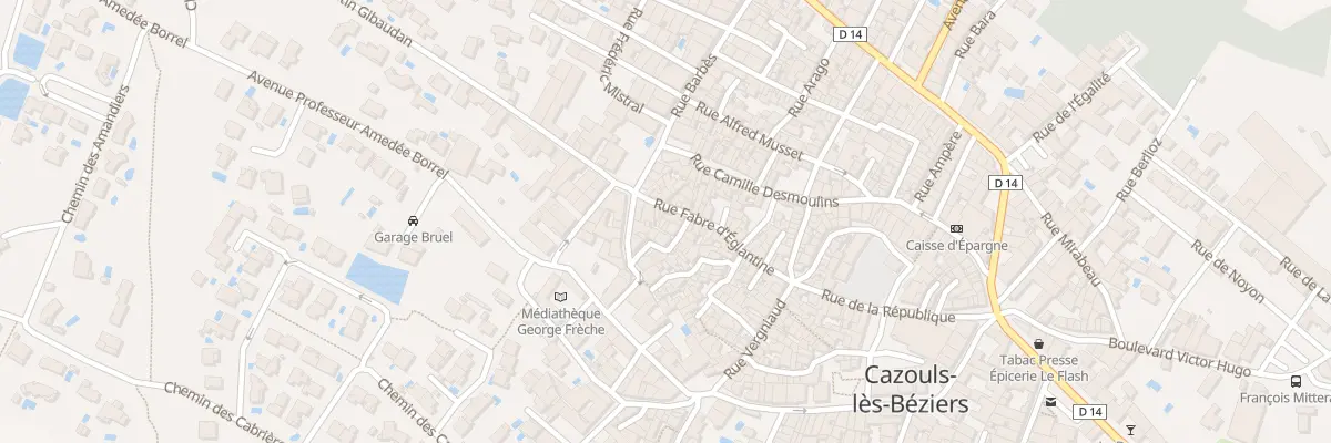 Plan du 23 Rue F d’Eglantine à Cazouls-lès-Béziers