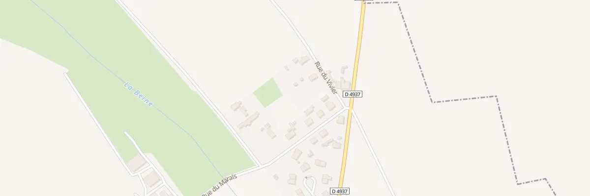 Plan du 65 Rue du Vivier à Brouchy