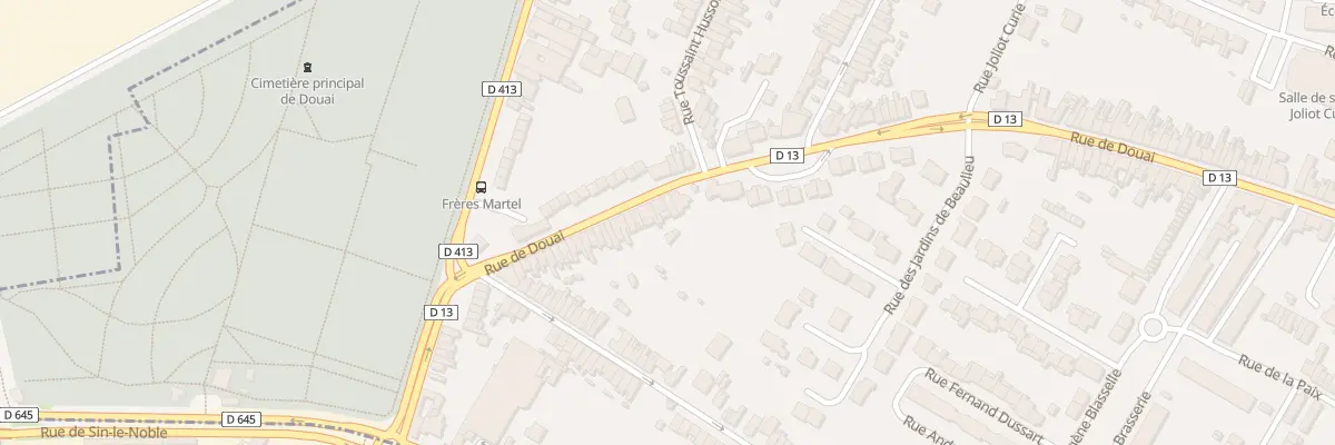 Plan du 929 Rue de Douai à Sin-le-Noble