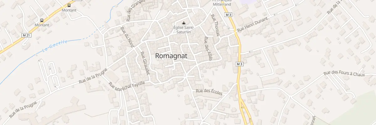 Plan du 18 Rue des Trappes à Romagnat