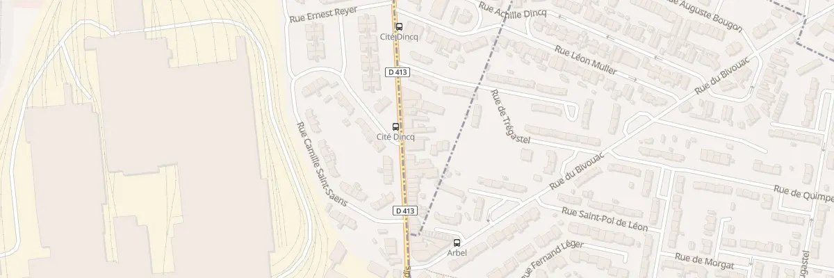 Plan du 1531 Rue Lucien Moreau à Waziers