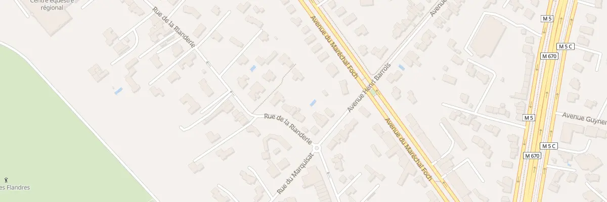Plan du 167 Rue de la Rianderie à Marcq-en-Barœul