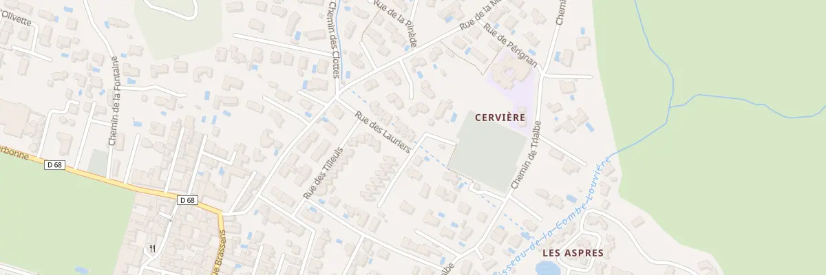 Plan du 12 Rue des Lauriers à Armissan