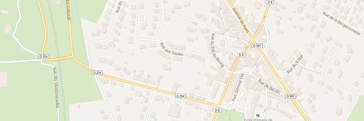 Plan du 91 Rue des Saules à Pougues-les-Eaux