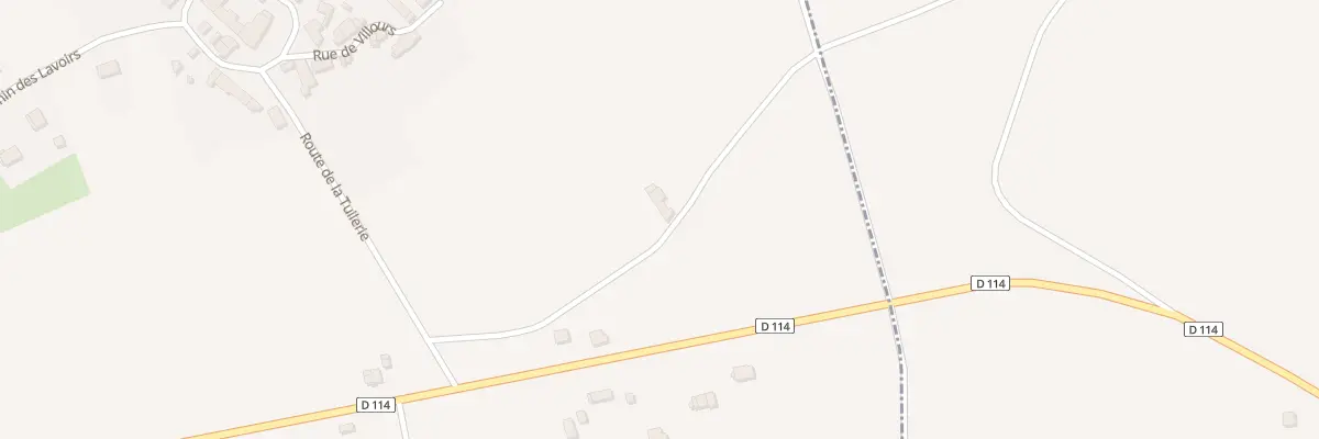 Plan du 1 Che des Grands Champs à Bitry