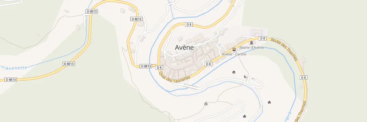 Plan du 6 Rue des Mineurs à Avène