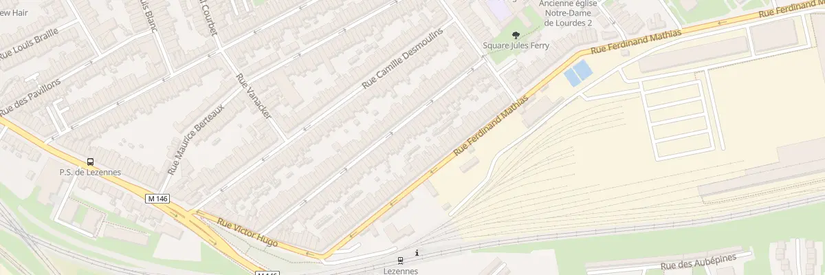 Plan du 74 Rue Ghesquières à Lille