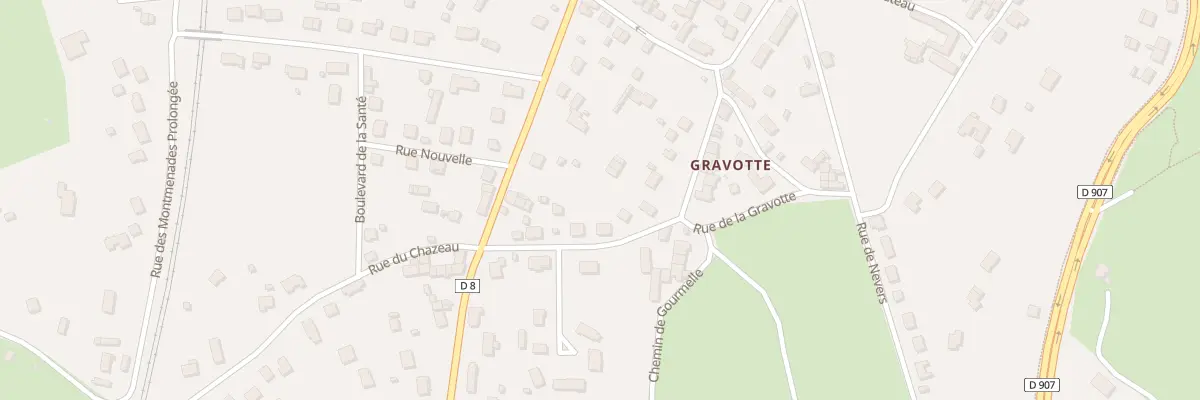 Plan du 684 Rue des Gravières à Pougues-les-Eaux