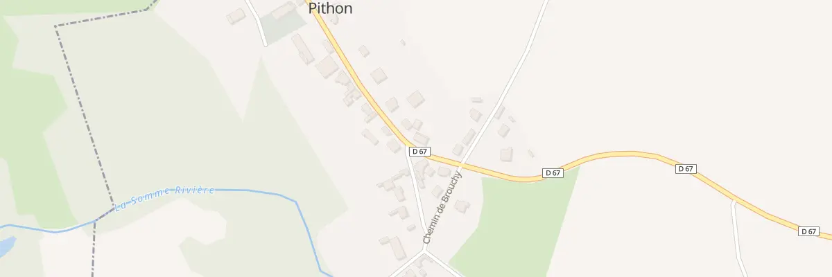 Plan du 23 Rue Principale à Pithon